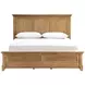 Sunstone Honey Brown King Panel Bed