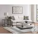 Finney Grey End Table