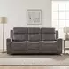 Yates Brownish Gray Double 80" Reclining Sofa