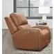 Belmont Lyric Caramel Leather Zero Gravity Power Recliner with USB Charging