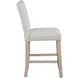 Taylor Gray Upholstered Counter Height Chair Set of 2