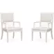 Whisperbay Gray Upholstered Arm Chair Set of 2