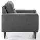 Vale Gray Upholstered Accent Chair