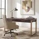 Curata Deep Brown Short Freestanding Desk