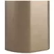Verge Bronze Metallic and White Marble Top Chairside Table