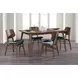 Oscar Teal Upholstered Dining Chair Set of 2