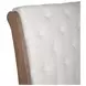 Coventry Hall Pecan King Upholstered Sleigh Bed