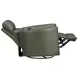 Arcadia Lyric Sage Leather Swivel Glider Power Recliner with USB Charging
