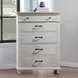 Silver Sands Gray 5 Drawer Chest