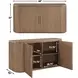 Colvin Brown 2 Door Server