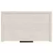 Cotiere Cream Linen Performance Fabric 3 Drawer Nightstand with USB Charging