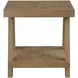 Orinda Brown Square End Table