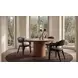 Martens Black Leather Upholstered Dining Chair