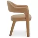 Martens Brown Leather Upholstered Dining Chair