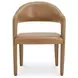 Martens Brown Leather Upholstered Dining Chair