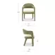 Martens Green Upholstered Dining Chair