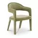 Martens Green Upholstered Dining Chair