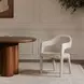 Martens Beige Performance Fabric Upholstered Dining Chair