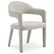 Martens Beige Performance Fabric Upholstered Dining Chair