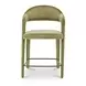 Martens Green Upholstered Counter Height Stool
