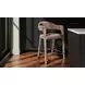 Martens Camel Upholstered Bar Stool