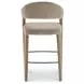 Martens Camel Upholstered Bar Stool