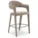 Martens Camel Upholstered Bar Stool