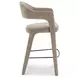 Martens Camel Upholstered Bar Stool
