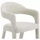 Martens Beige Performance Fabric Upholstered Bar Stool