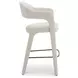 Martens Beige Performance Fabric Upholstered Bar Stool