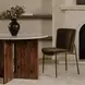 Early Green Upholstered Dining Chair Set of 2