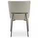 Early Beige Performance Fabric Upholstered Dining Chair Set of 2