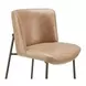 Early Tan Leather Upholstered Counter Height Stool