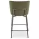 Early Green Upholstered Counter Height Stool