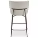 Early Beige Performance Fabric Upholstered Counter Height Stool