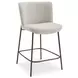 Early Beige Performance Fabric Upholstered Counter Height Stool