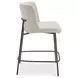 Early Beige Performance Fabric Upholstered Counter Height Stool