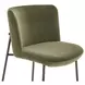 Early Green Upholstered Bar Stool