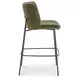 Early Green Upholstered Bar Stool