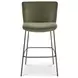 Early Green Upholstered Bar Stool
