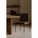Danny Dark Brown Upholstered Dining Chair Set of 2