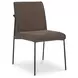 Danny Dark Brown Upholstered Dining Chair Set of 2