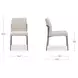 Danny Ivory Upholstered Dining Chair Set of 2