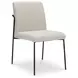 Danny Ivory Upholstered Dining Chair Set of 2