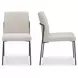 Danny Ivory Upholstered Dining Chair Set of 2