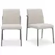 Danny Ivory Upholstered Dining Chair Set of 2