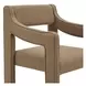 Elise Ochre Performance Fabric Upholstered Dining Chair