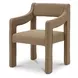 Elise Ochre Performance Fabric Upholstered Dining Chair