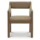Elise Ochre Performance Fabric Upholstered Dining Chair