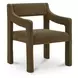 Elise Cedar Green Performance Fabric Upholstered Dining Chair